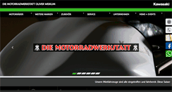 Desktop Screenshot of diemotorradwerkstatt.de