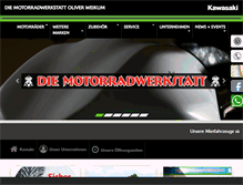 Tablet Screenshot of diemotorradwerkstatt.de